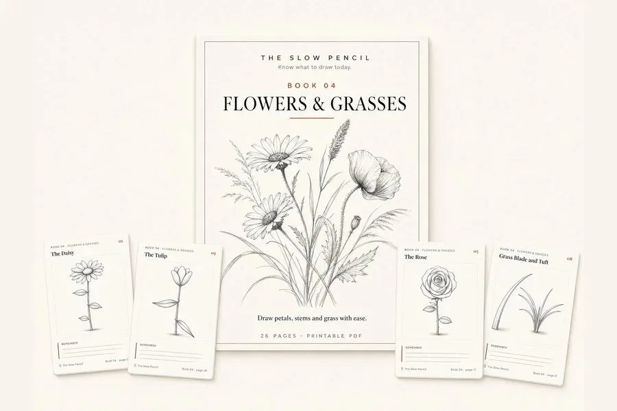 Workbook preview 04: Flowers and grasses